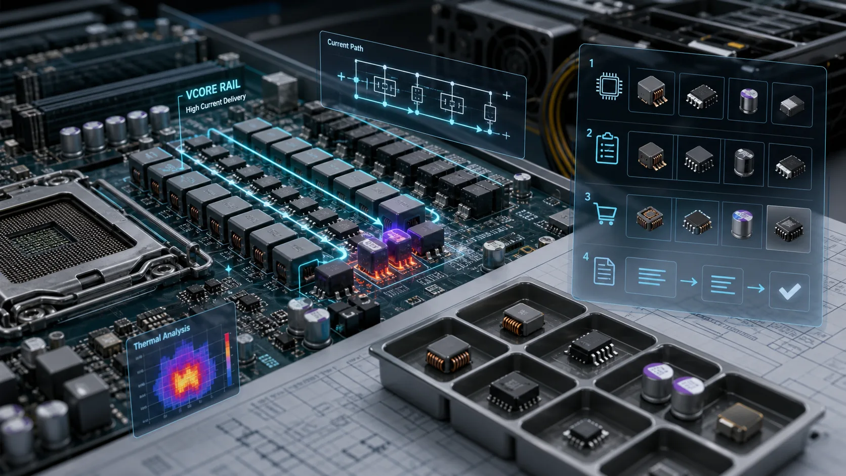 AI 服务器电源物料和高电流器件选型